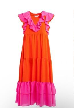 Crosby By mollie Burch Willow dress tiered M